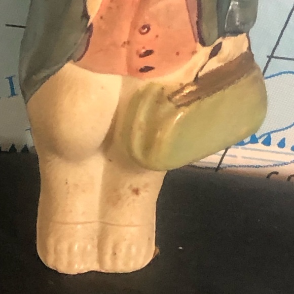 Antique white rabbit figure / Christmas ornament from Through the Looking glass - Picture 4 of 11